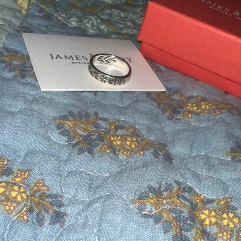 James Avery Silver 'My Love' Ring - Picture 3 of 4